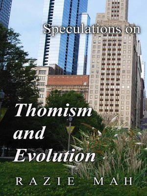 cover image of Speculations on Thomism and Evolution